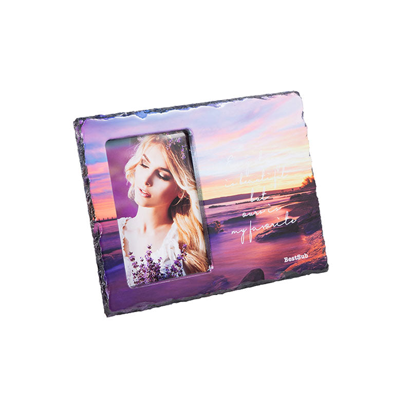 PORTA RETRATO DE PIEDRA FORMA CUADRADADA 9.84'' (cja 15)