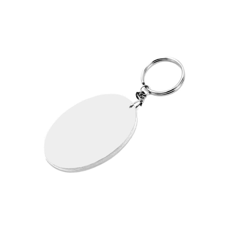 Llavero de Plastico - Ovalada - Sublimacion 48x68mm