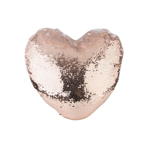 COVER PARA COJIN DE CORAZON CON LENTEJUELAS