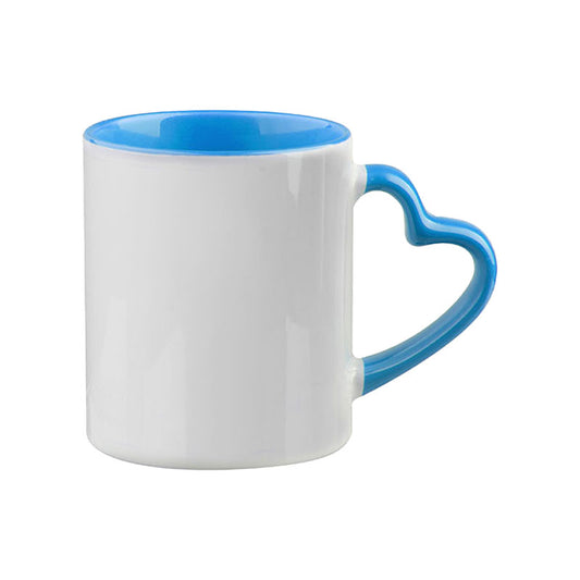 TAZAS BLANCAS AZAS DE CORAZON 11ONZ