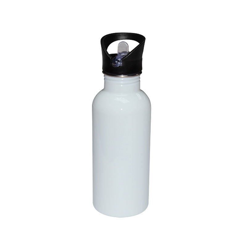 BOTELLA DE AGUA  600ML DE ACERO INOXIDABLE CON SORBETE Y TAPA