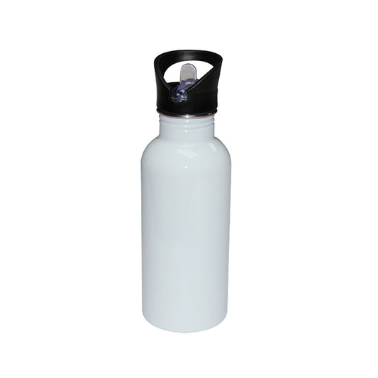 BOTELLA DE AGUA  600ML DE ACERO INOXIDABLE CON SORBETE Y TAPA