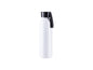 BOTELLA BLANCA 22oz/650ml  CON TAPA DE DIFERENTES COLORES
