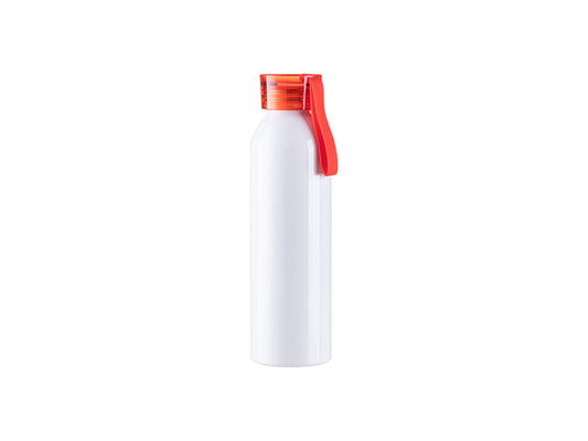 BOTELLA BLANCA 22oz/650ml  CON TAPA DE DIFERENTES COLORES