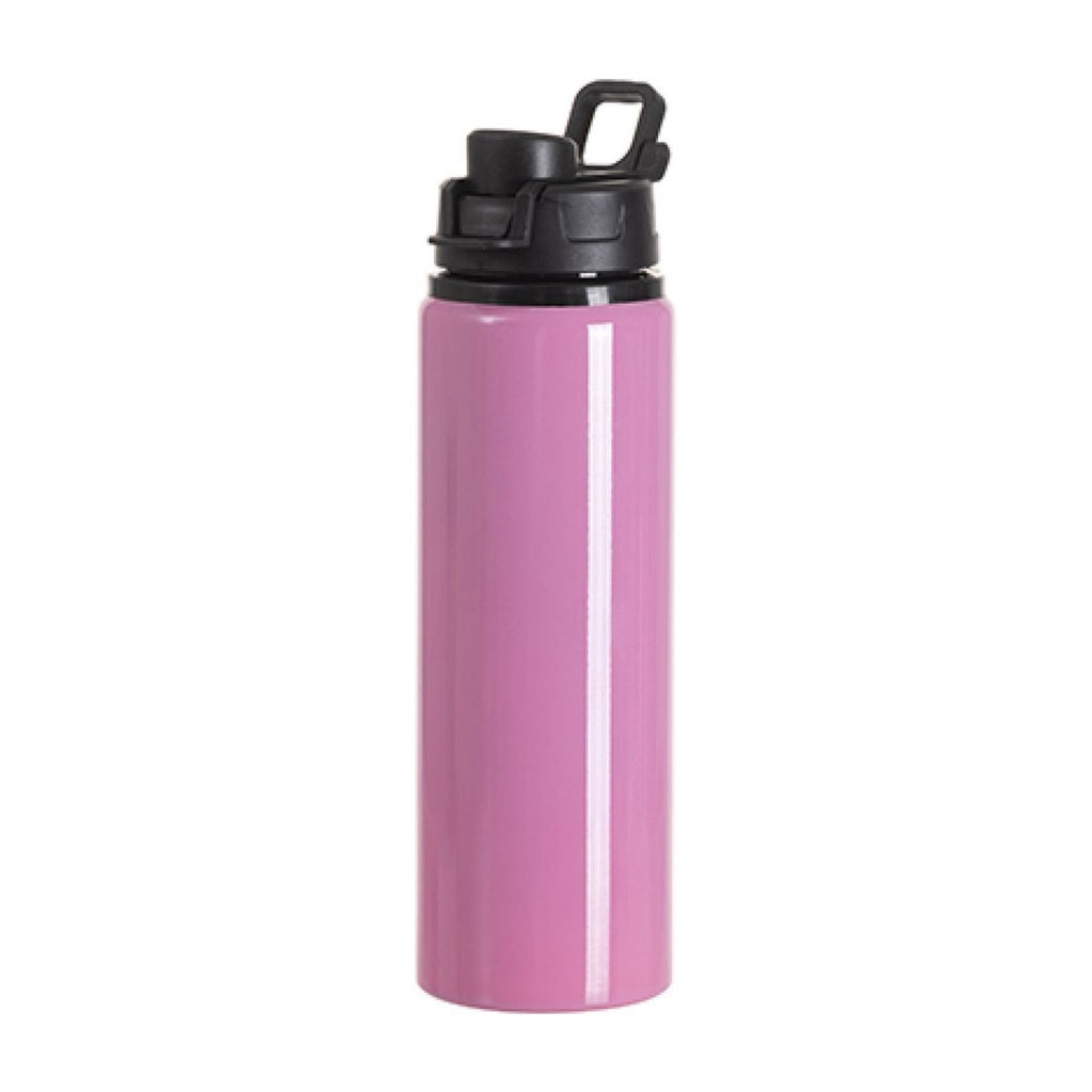 Botella de Aluminio con Tapa Negra 750mL