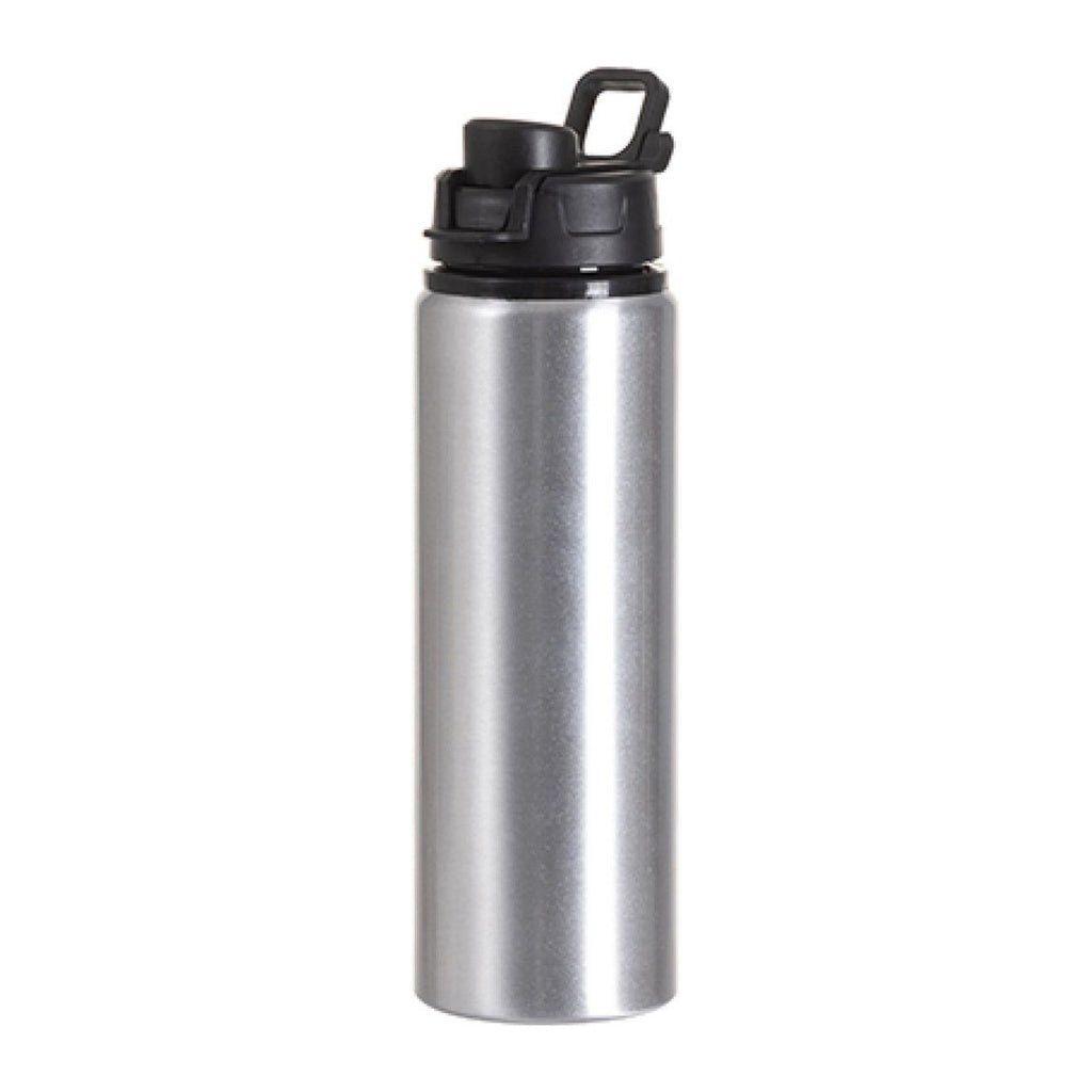 Botella de Aluminio con Tapa Negra 750mL