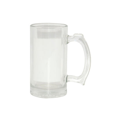 JARRA CERVEZA CRISTAL  CON PARCHOS 16ONZ