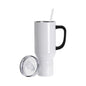 Vasos de Viajeros  40onz/1200mL - Acero Inoxidable con Sorbete y Tapa