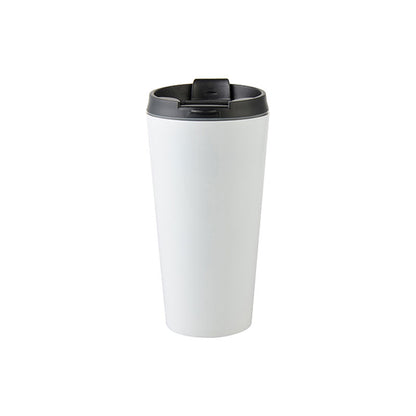 TERMOS DE ACERO BLANCO CON TAPA SENCILLA 16 ONZ
