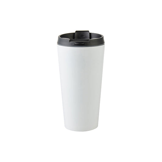 TERMOS DE ACERO BLANCO CON TAPA SENCILLA 16 ONZ