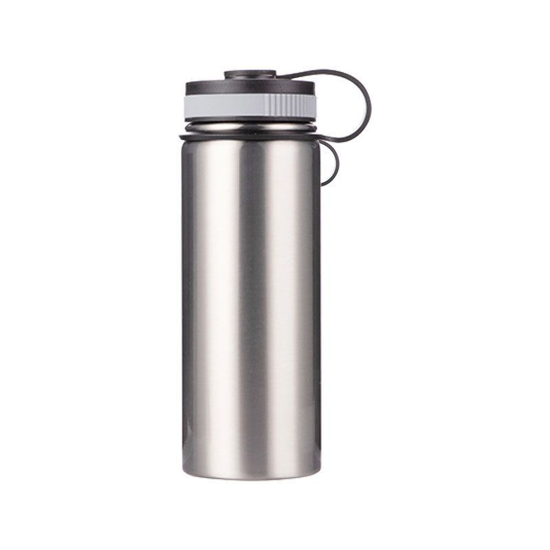 BOTELLA DE AGUA, ACERO INOXIDABLE  CON TAPA PORTATIL 18ONZ/550ML