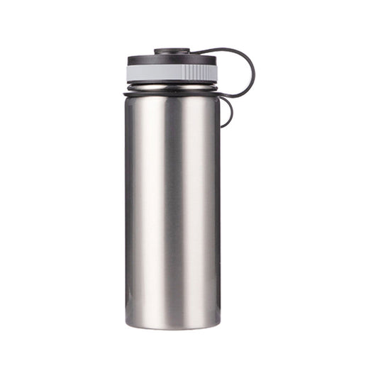 BOTELLA DE AGUA, ACERO INOXIDABLE  CON TAPA PORTATIL 18ONZ/550ML