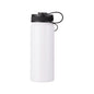 Botella de Agua Blanco - Acero Inoxidable Tapa 18oz/550mL (C-30)