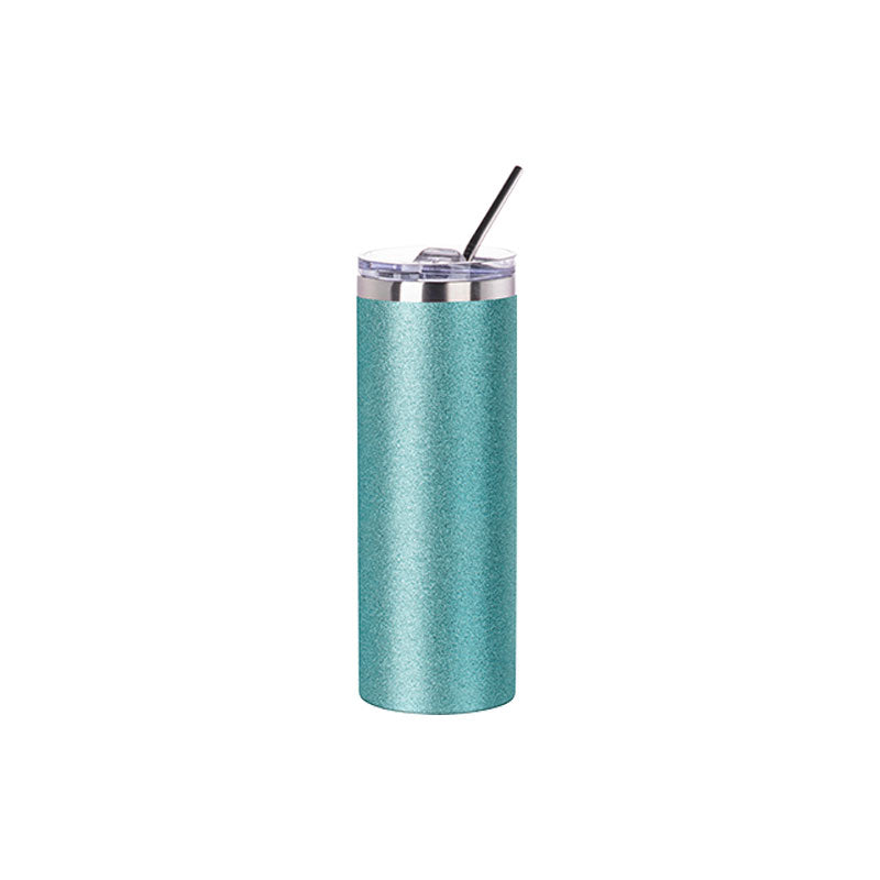 Vasos Glitter  20oz/600ml Tapa y Sorbete - Acero Inoxidable