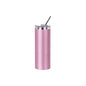 Vasos Glitter  20oz/600ml Tapa y Sorbete - Acero Inoxidable