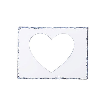 PORTA RETRATO DE PIEDRA FORMA CORAZON 9.84'' (cja 15)