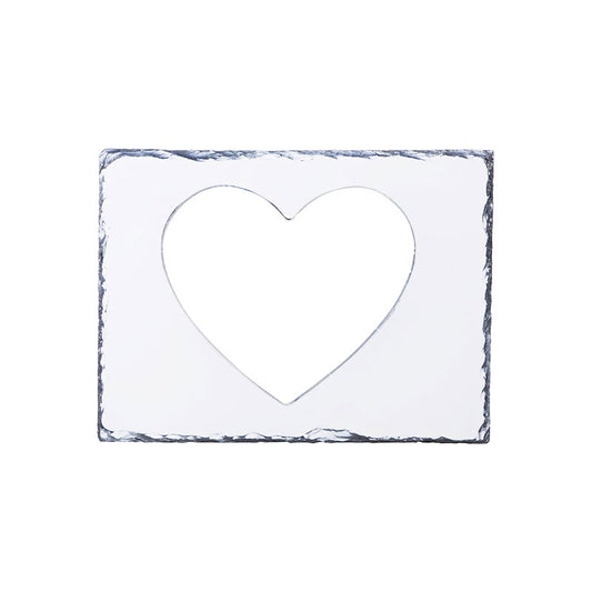 PORTA RETRATO DE PIEDRA FORMA CORAZON 9.84'' (cja 15)