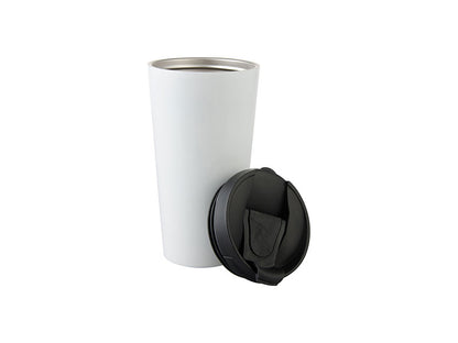 TERMOS DE ACERO BLANCO CON TAPA SENCILLA 16 ONZ
