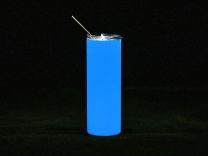 Vasos luminosos 20oz/600ml Tapa y Sorbete - Acero Inoxidable