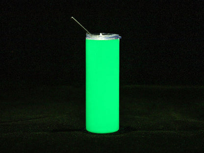 Vasos luminosos 20oz/600ml Tapa y Sorbete - Acero Inoxidable